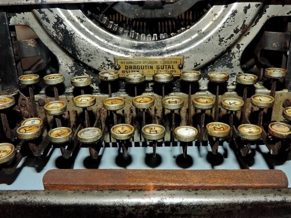 Antike, Verlauf, Schreibmaschine, alt, Gerät, Antik, Technologie, Jahrgang