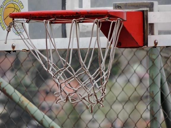 basketball court, web, fence, recreation, sport, wire, competition, game