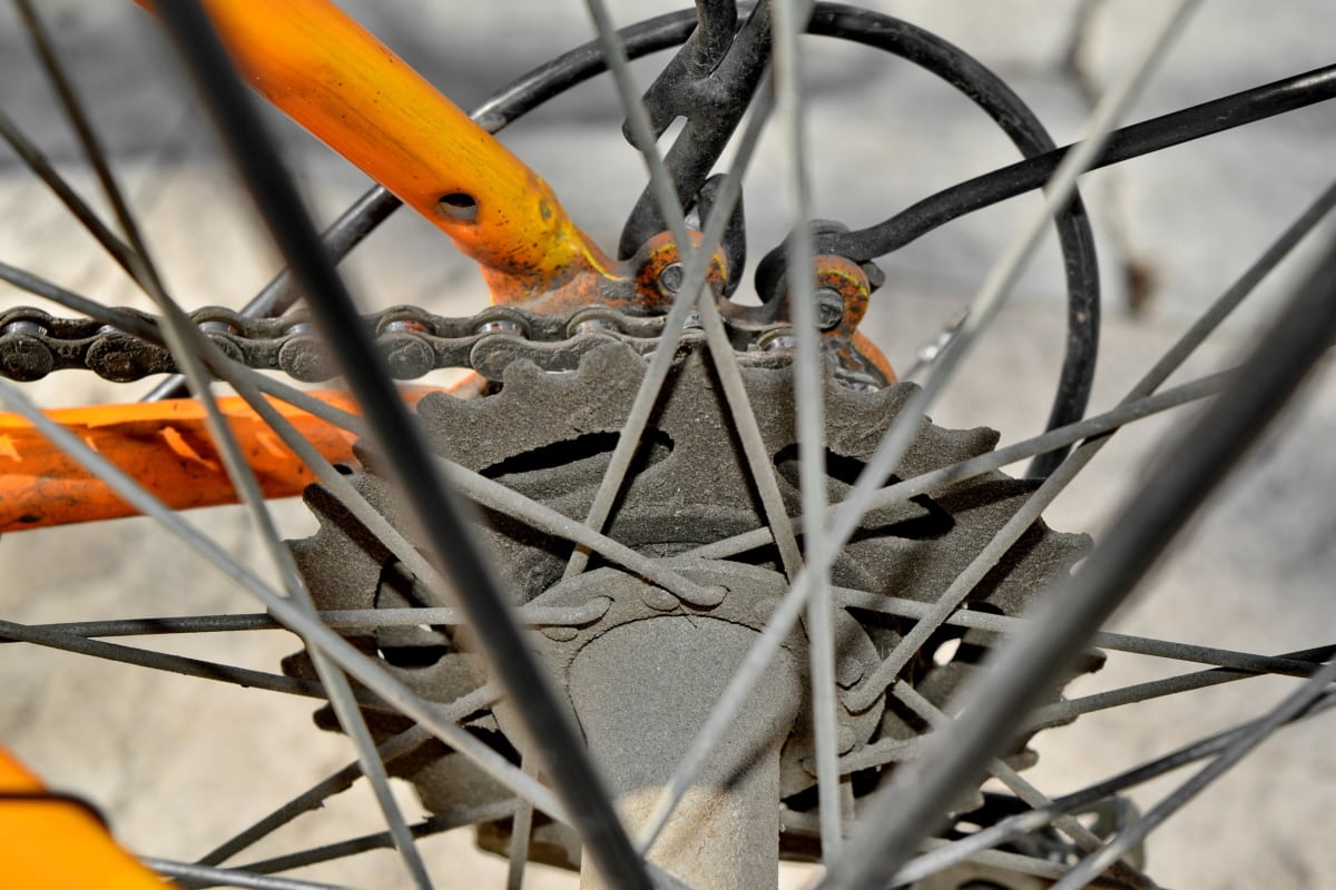 bicycle, gearshift, device, wheel, vehicle, steel, wire, bike