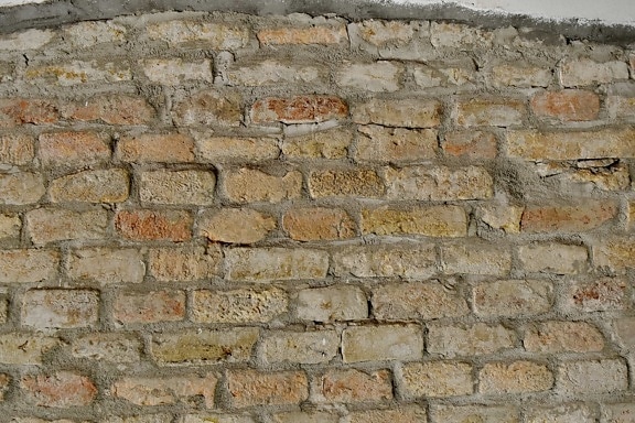 kasar, batu bata, dinding, permukaan, lama, tekstur, batu, semen