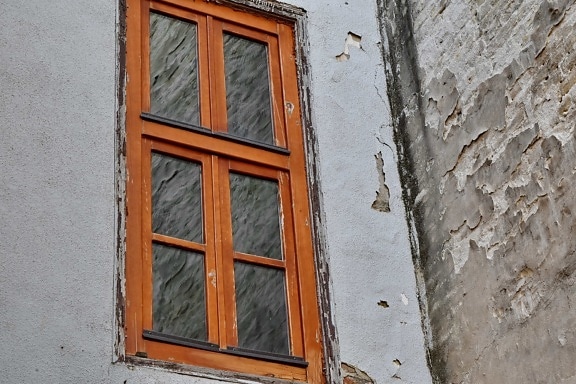 parete, finestra, vecchio, Casa, creazione di, quadro, architettura, porta
