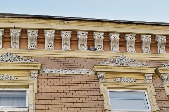 baroc, Ornament, clădire, arhitectura, vechi, în aer liber, fereastra, Casa