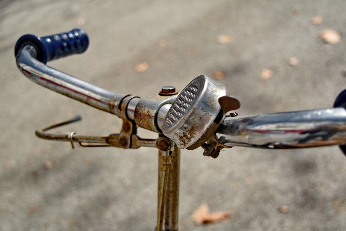 bicycle, old, rust, steering wheel, vehicle, equipment, bike, nature