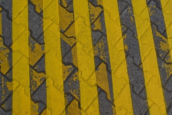 асфалт, жълто, текстура, модел, стар, дизайн, градски, мръсни
