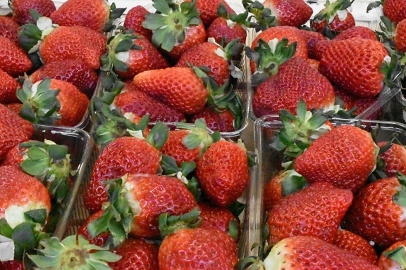 Sød, sund, producere, bær, jordbær, mad, jordbær, lækker