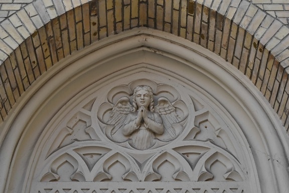 天使, アラベスク, (アーカイブ ビット), 装飾, ゴシック様式, 大聖堂, 教会, アーキテクチャ