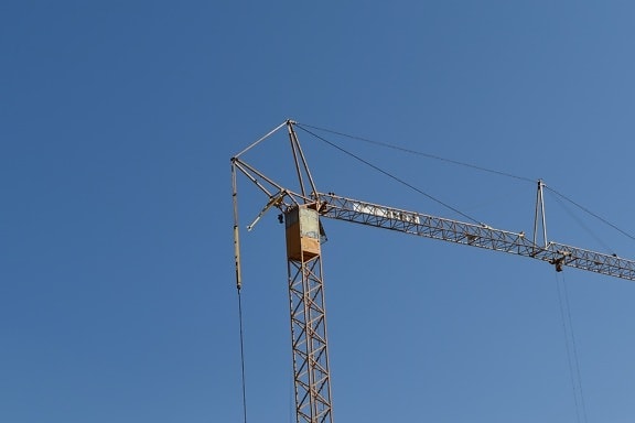construction, unité, industriel, secteur d'activité, Crane, en acier, haute, équipement