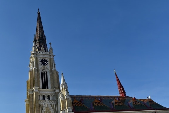 Torre de la iglesia, gótico, Patrimonio, atracción turística, Catedral, Iglesia, construcción, Torre