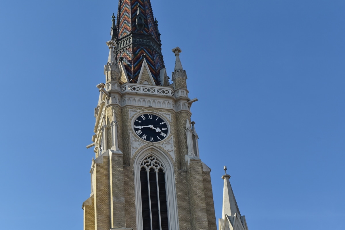 catholic, church tower, gothic, heritage, landmark, church, tower, architecture