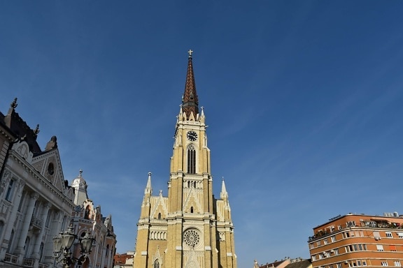 στο κέντρο της πόλης, τουριστικό αξιοθέατο, Καθεδρικός Ναός, ορόσημο, αρχιτεκτονική, Πύργος, θρησκεία, Εκκλησία