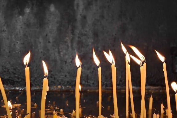Zeremonie, geistigkeit, Kerze, Candle-Light, Flamme, Feier, Feuer