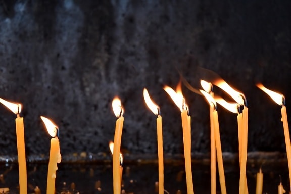 candles, smoke, spirituality, hot, light, heat, candlelight, burn