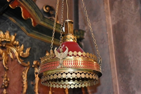 candelabru, Ornament, aur, decor, Coroana, vechi, tradiţionale, lux