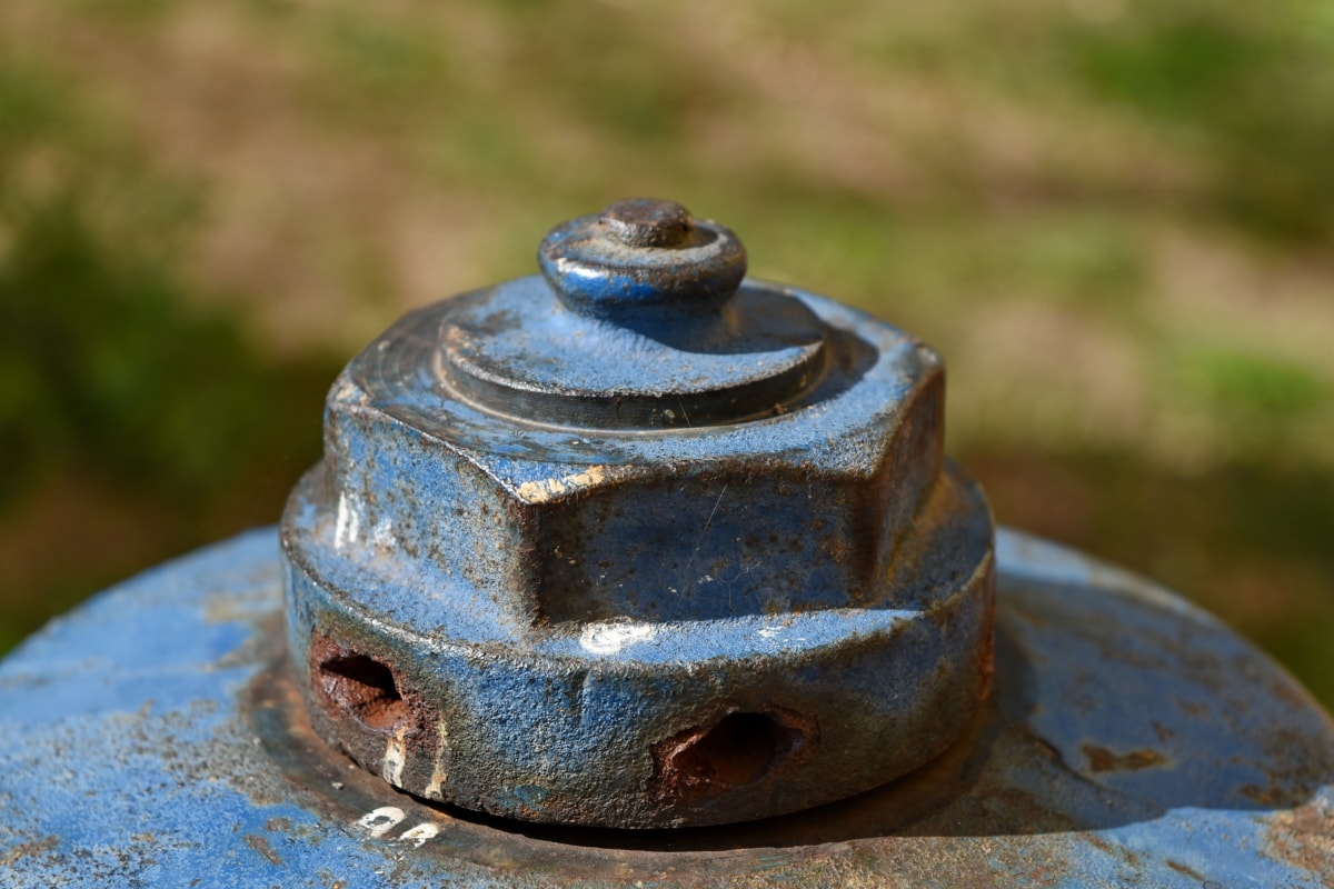 hydrantu, staré, rez, železo, ročník, podrobnou recenzi, průmysl, zařízení
