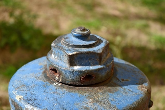 hydrant, old, rust, vintage, container, art, garden, upclose