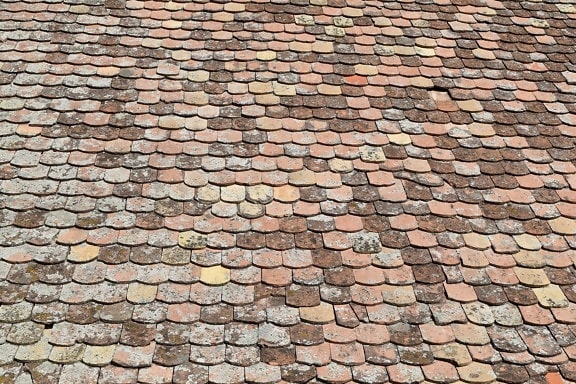roof, exterior, brick, tile, old, texture, wall, pattern