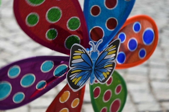 toy, wind turbine, pattern, decoration, design, art, summer, bright