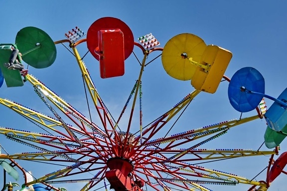entertainment, carnival, mechanism, ride, wheel, park, fun, carousel
