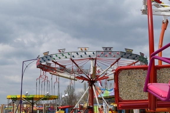 entertainment, festival, park, carousel, mechanism, carnival, leisure, recreation
