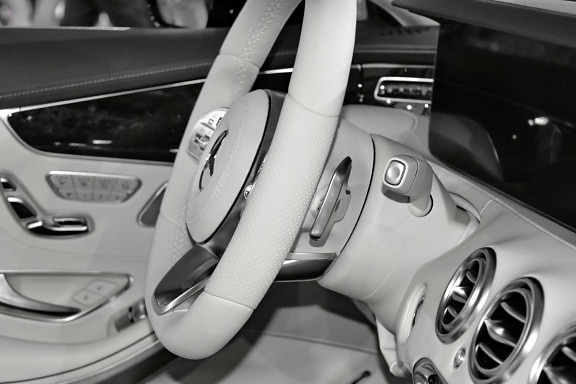 car seat, dashboard, steering wheel, device, car, gearshift, drive, mechanism