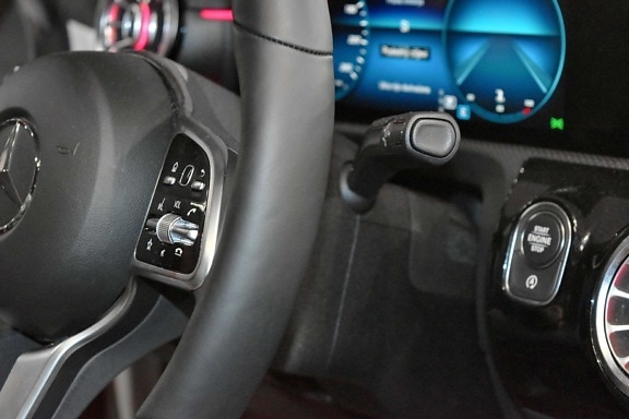 steering wheel, speedometer, car, drive, dashboard, vehicle, control, gearshift