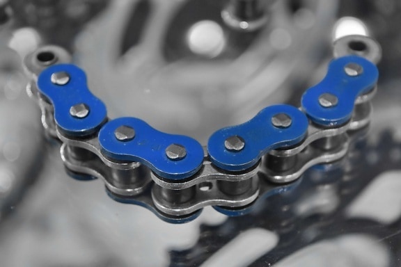 machine, chain, gear, industry, steel, technology, part, upclose