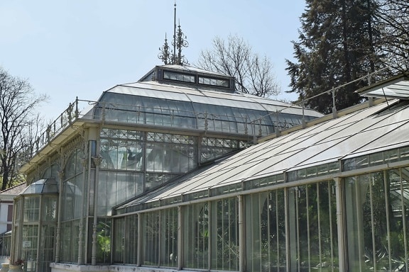 botanical, garden, greenhouse, architecture, structure, building, construction, window