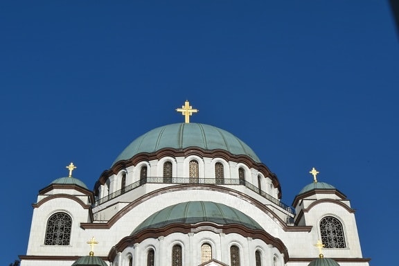 Ortodoksinen, arkkitehtuuri, rakentaminen, uskonto, kupoli, rakenne, kirkko, ulkona