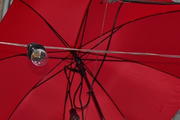 device, umbrella, color, light, outdoors, design, upclose, technology