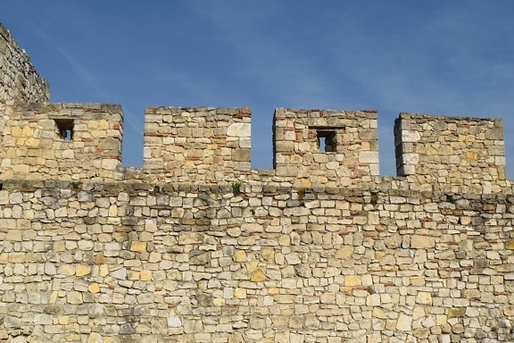 brique, Pierre, vieux, architecture, rempart, antique, forteresse, mur