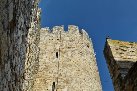 gothique, Château, architecture, Création de, tour, forteresse, mur, vieux