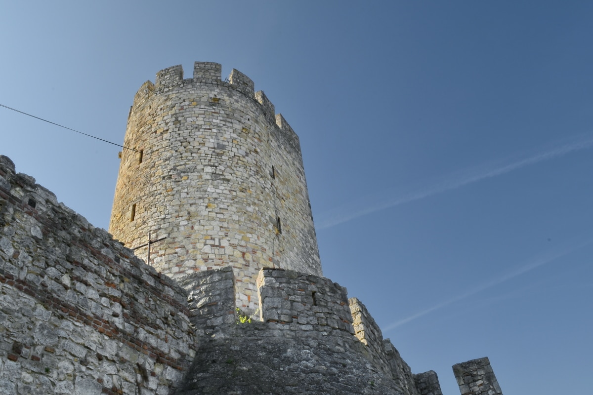 крепост, архитектура, укрепление, сграда, замък, камък, стена, древен