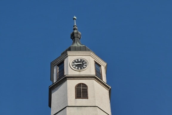 relógio, decoração, Torre, cúpula, arquitetura, edifício, ao ar livre, velho