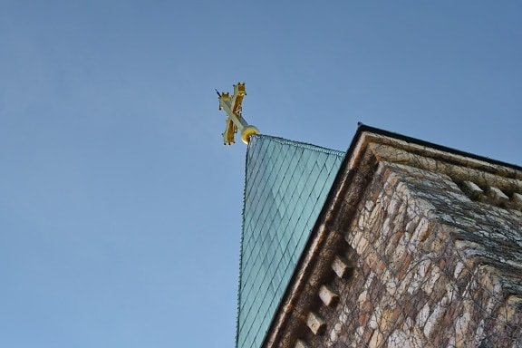 ángulo de, Cruz, Monasterio de, punto de vista, pared, Torre, arquitectura, Ciudad