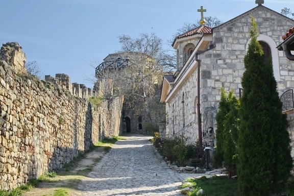 столицата, крепост, средновековна, манастир, Сърбия, къща, пребиваване, замък