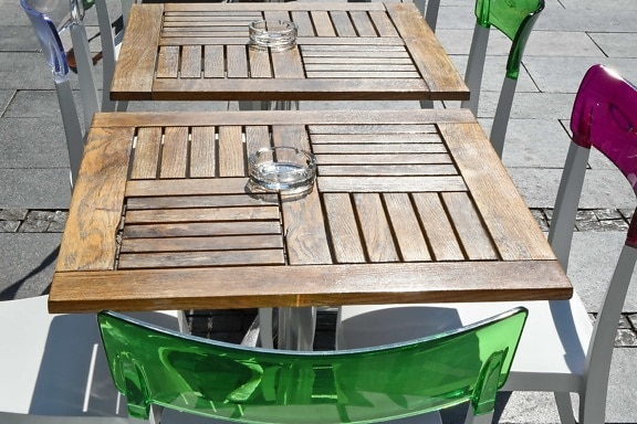 ashtray, modern, seat, chair, wood, furniture, leisure, outdoors
