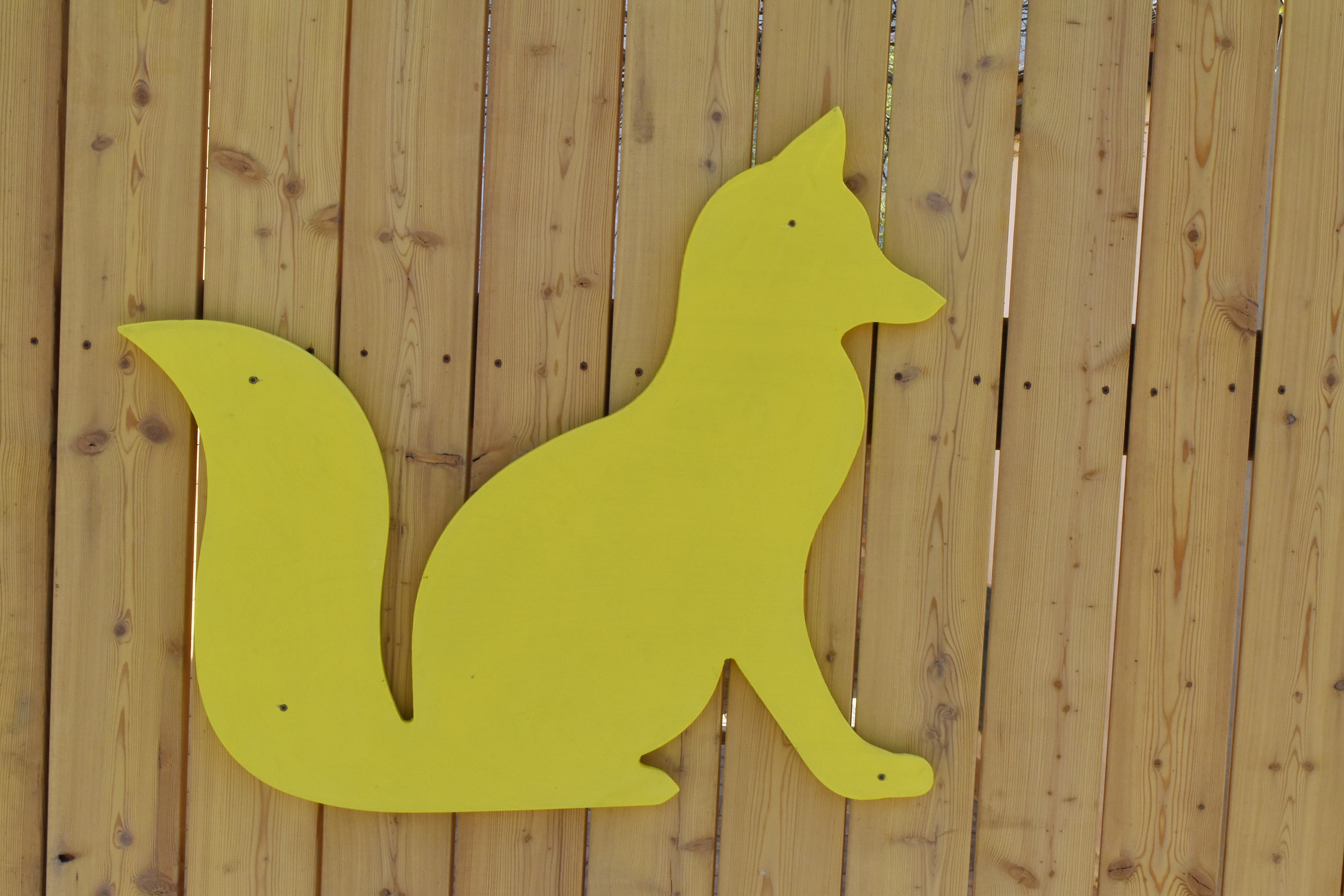 Free Picture Decoration Fox Object Wood Wooden Wall