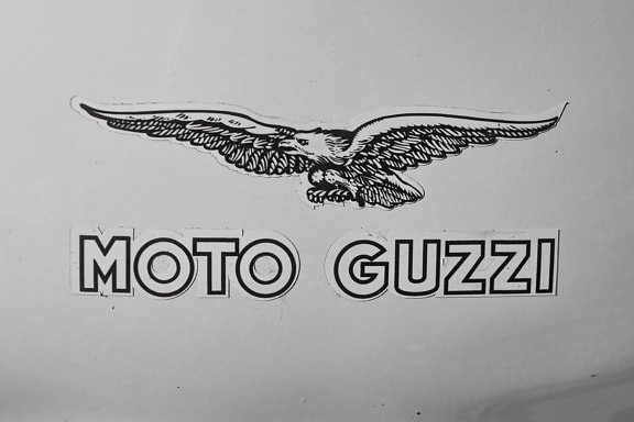 blanco y negro, águila, motor, signo de, arte, al aire libre, Ilustración, papel
