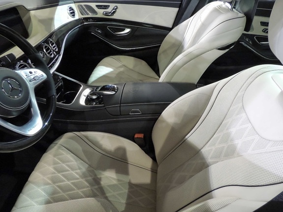 car seat, expensive, steering wheel, automobile, automotive, car, chrome, dashboard