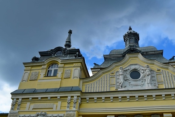 baroque, façade, architecture, toit, Création de, dôme, vieux, religion