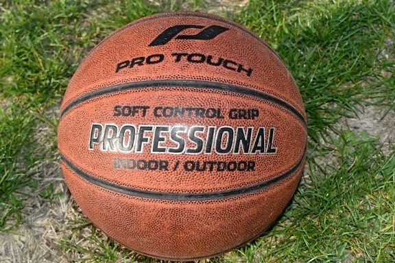 basketball, equipment, game, competition, recreation, outdoors, grass, leather