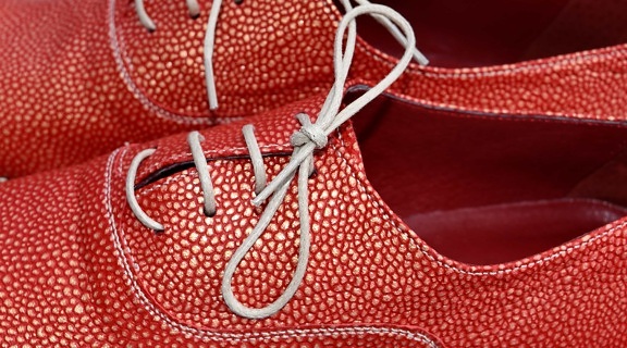 detail, leder, rood, schoenveter, schoenen, mode, Kleur, schijnend