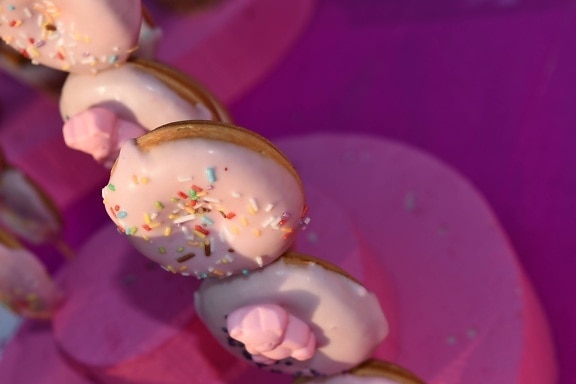 cookies, container, food, blur, indoors, candy, chocolate, flower