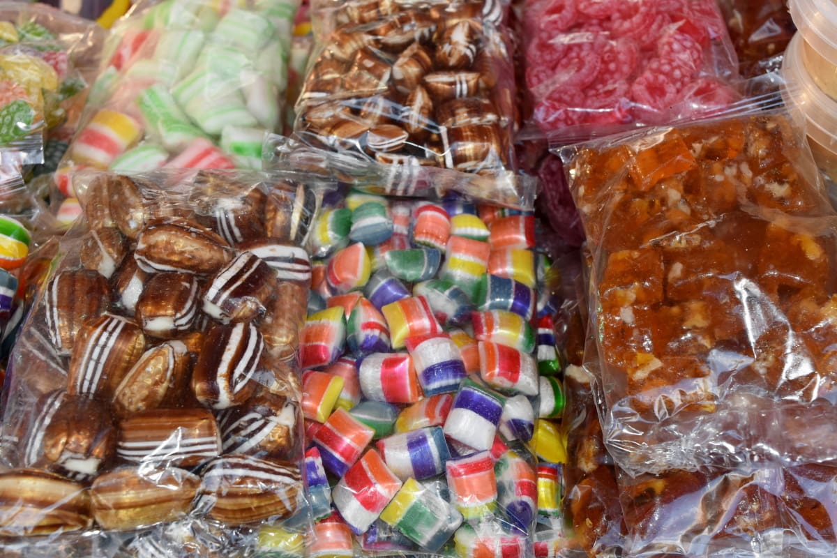 お菓子の森, キャンディ, ショップ, 甘い, 砂糖, 食品, おいしい, チョコレート