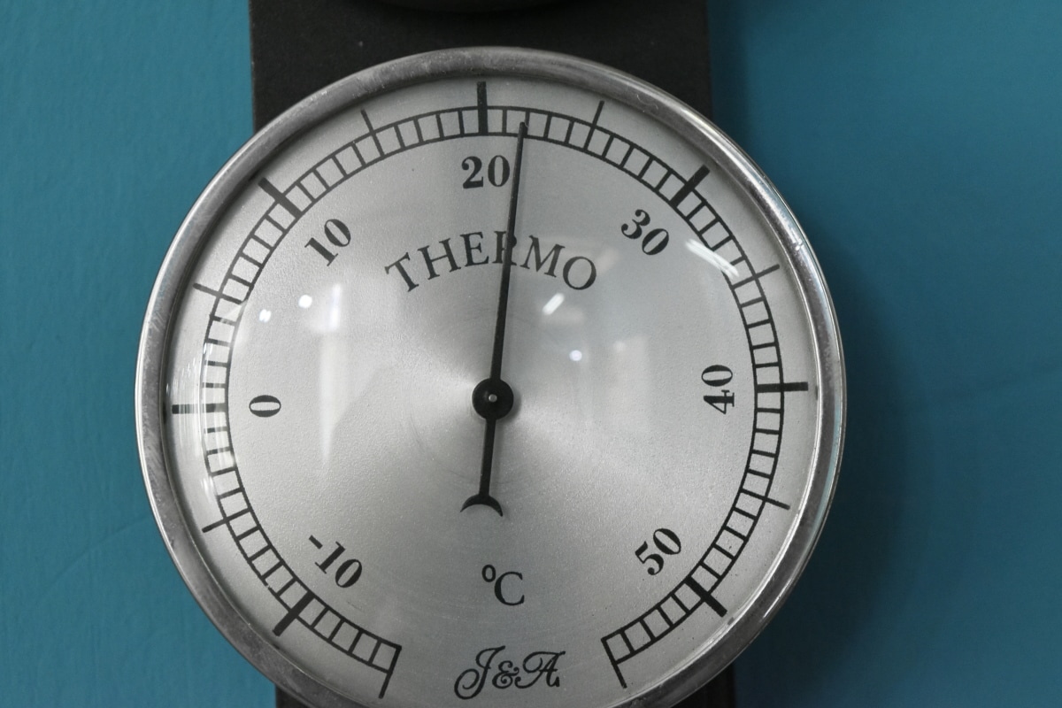termometer, instrument, præcision, antallet, timeren, foranstaltning, pres, temperatur