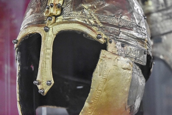 art, gold, helmet, medieval, armor, old, ancient, symbol