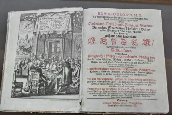 Buch, Erbe, historische, Museum, Text, Drucken, Abbildung, Verwaltung