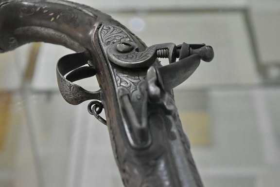 sculpture, fer de fonte, Musée, mécanisme de, arme, en acier, descripteur, véhicule