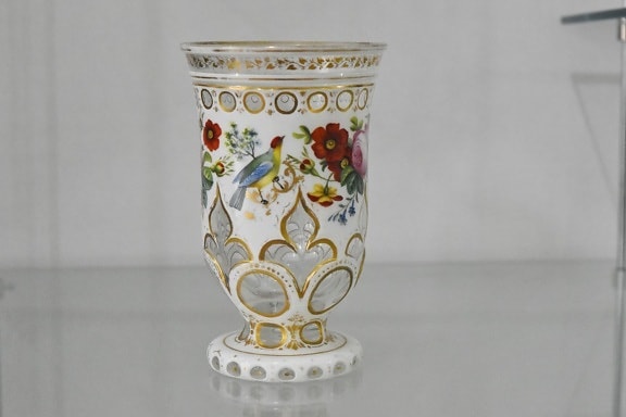antigüedad, lanzador, porcelana, florero de, loza de barro, vaso, envase, decoración