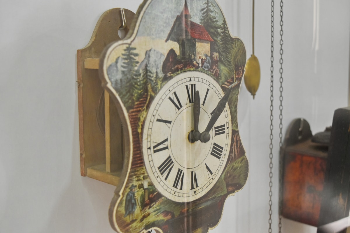 horloge analogique, mécanique, mécanisme de, Musée, horloge, montre, antique, vieux